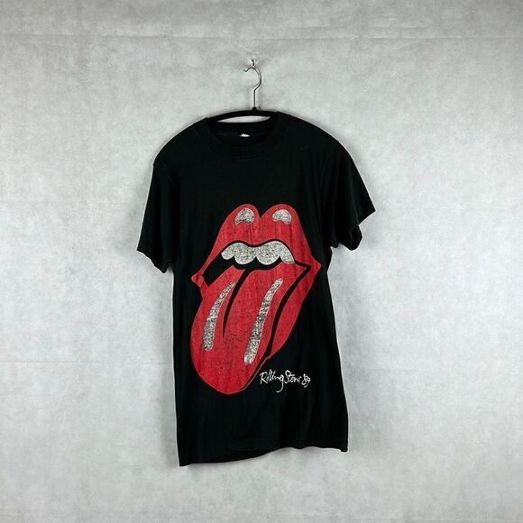 Vintage 89 Rolling Stones Single Stitch North AmericanTour T-Shirt - Picture 1 of 7